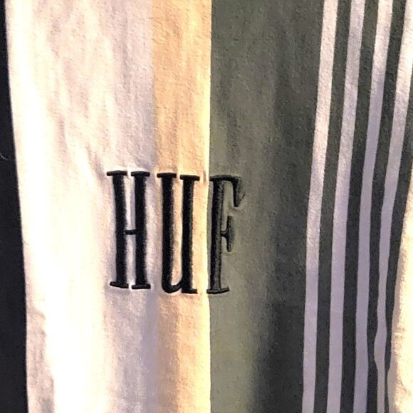 HUF Unisex Striped T-Shirt - S - Picture 2 of 5